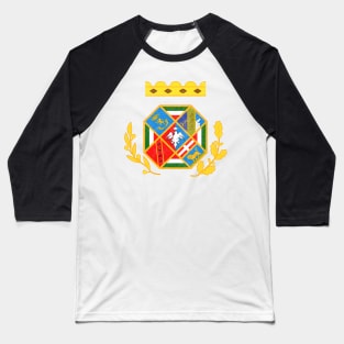 Lazio / Vintage-Look Region Flag Design Baseball T-Shirt